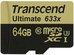 Transcend microSDXC 64GB Class 10 UHS-I U3 633x + SD-Adapter