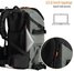 K&F Concept transport waist bag photo camera waterproof side bag camera backpack with rain cover