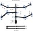NEEWER DESKTOP LIVE BROADCAST STAND With 4 boom arms 10102160 (DEMO)