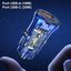 USAMS Car charger 30W 1xUSB+ 1xUSB-C Fast charge blu