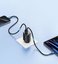 USAMS Charger 30W GaN LED USB+USB-C CC229 Black