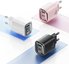 USAMS Charger 30W GaN LED USB+USB-C CC229 Black
