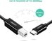 UGREEN US241 to 2m USB 2.0 C-B printer cable (black)