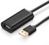 USB 2.0 extension cable UGREEN US121, active, 10m (black)