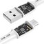 USB to Micro USB cable Vipfan Racing X05, 3A, 1m (white)