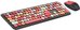Wireless keyboard + mouse set MOFII 666 2.4G (Black&Red)