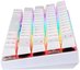 Wireless mechanical keyboard Motospeed SK62 White (blue switch)