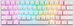 Wireless mechanical keyboard Motospeed SK62 White (blue switch)