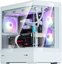 Zalman P30 V2 White micro-ATX Tempered Glass Panoramic View 3 x 120 mm ARGB Fan