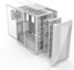 Zalman Z9 Iceberg MS ATX ARGB fan.x4, White