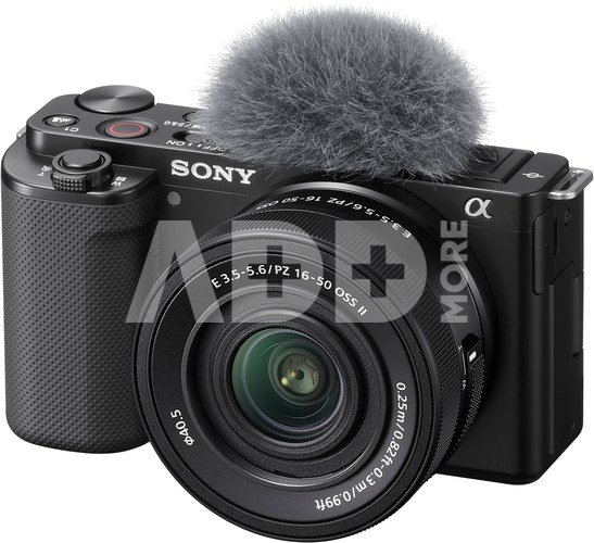 SONY ZV-E10 ミラーレスカメラ E 16-50mm Sony ZV-E10 + 16-50mm F3.5-5.6 OSS II - Sisteminiai fotoaparatai