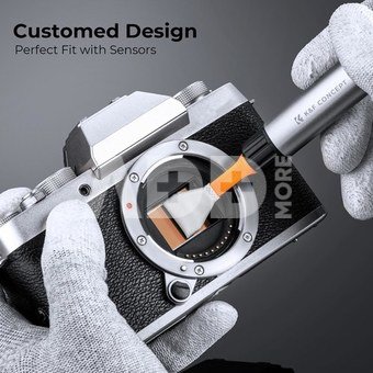 10Pcs Double-Headed Cleaning Stick Set, CMOS APS-C Frame Cleaning Stick 24mm Cleaning Cloth Sticks Set
