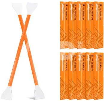 10Pcs Double-Headed Cleaning Stick Set, CMOS APS-C Frame Cleaning Stick 24mm Cleaning Cloth Sticks Set