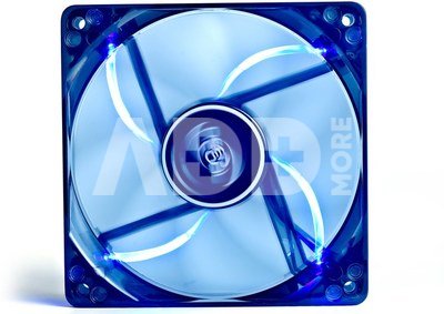 120 mm case ventilation fan, "Wind Blade 120", transparent, hydro bearing,4 LED's | Deepcool