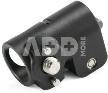 15mm Rod Holder to 1/4"-20 Adapter (Side Mounted) - Black