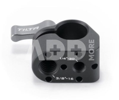 15mm Rod Holder to Mounting Block - Black