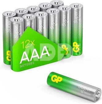 1x12 GP Super Alkaline 1,5V AAA Micro LR03 Rel.03024AETA-S12