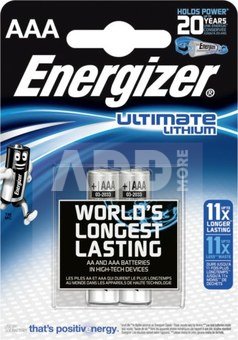 1x2 Energizer Lithium Digital Micro AAA