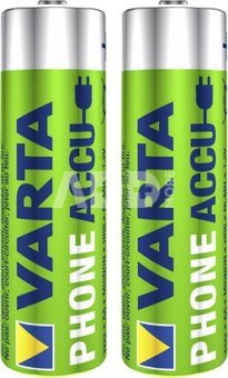 1x2 Varta Professional Accu NiMH 1600 mAh AA Phone Power