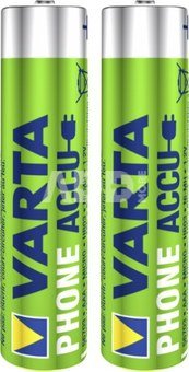 1x2 Varta Professional Accu NiMH 800 mAh AAA Phone Power
