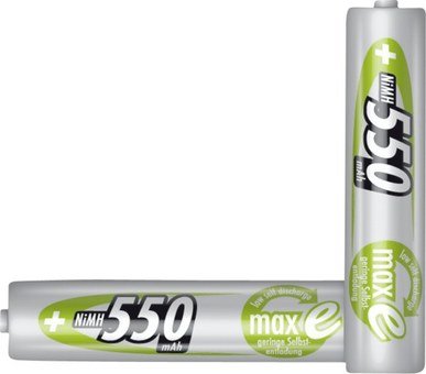 1x4 Ansmann maxE NiMH rech. bat. Micro AAA 550 mAh