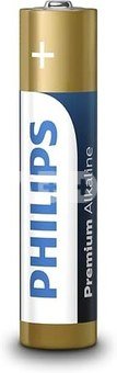 1x4 Philips Premium Alkaline AAA Batterie