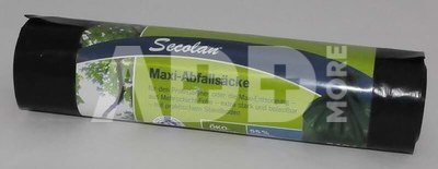 1x5 Secolan Maxi Garbage Bags 240 l green/black