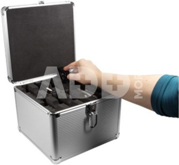 3,5" HDD protection box for 10 HDD, blue Logilink