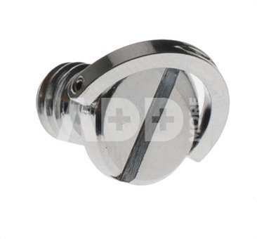 Caruba 3/8" schroef met D Ring   metaal