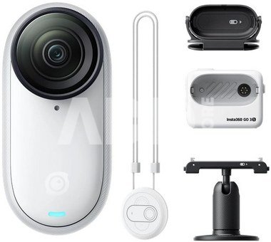 Insta360 GO 3S Standard Bundle Arctic White 128 GB - Veiksmo 
