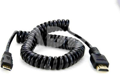 50cm Coiled MINI to FULL HDMI Cable