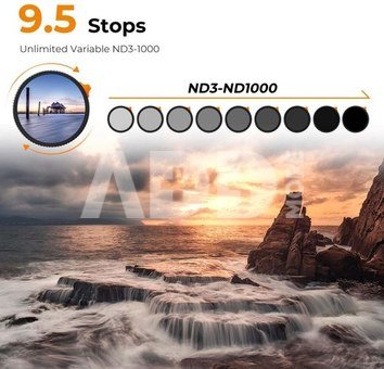 72 mm Variable ND Filter ND3-ND1000
