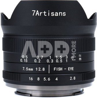 7Artisans 7.5mm F2.8 II Fuji FX Mount