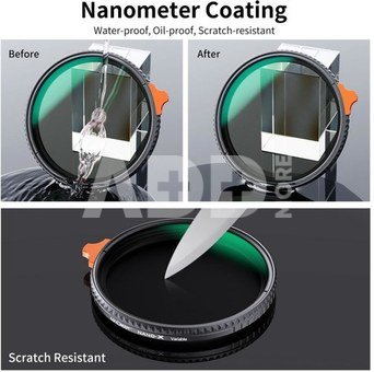 86mm Variable ND Filter ND2-ND400 (9 Stop)