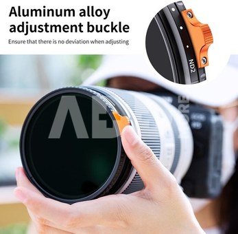 86mm Variable ND Filter ND2-ND400 (9 Stop)