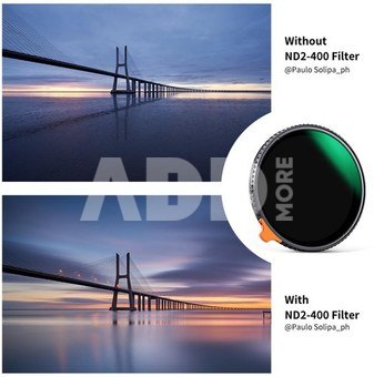 86mm Variable ND Filter ND2-ND400 (9 Stop)
