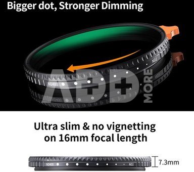 86mm Variable ND Filter ND2-ND400 (9 Stop)