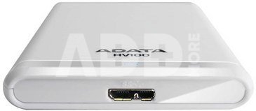 A-DATA 1TB USB3.0 Portable Hard Drive HV100, White color box