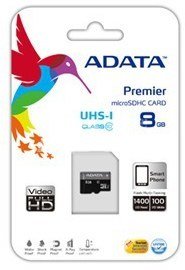 A-DATA 32GB Premier microSDHC UHS-I U1 Card (Class 10), with 1 Adapter, retail