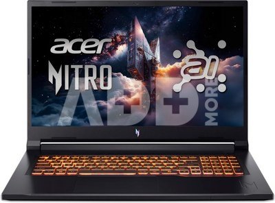 Acer Nitro V 17 ANV17-41-R27Z/17,3"/QHD IPS/AMD Ryzen AI 7-260H/32GB/1TB/Nvidia RTX 5060/Win11Home/Black/2Y Warranty