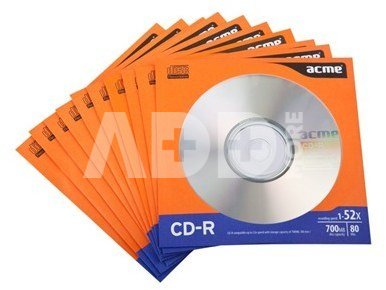 ACME CD-R 80/700MB 52X 10pack paper sleeves