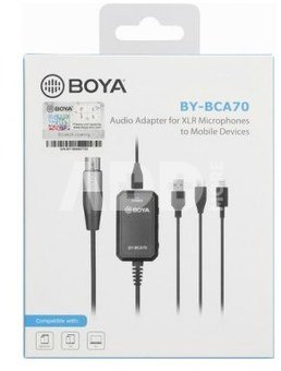 Adapteris XLR to mobile BOYA BY-BCA70