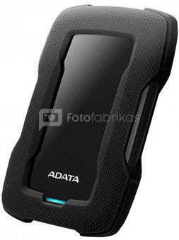 ADATA 2TB Portable Hard Drive HD330 (Black) USB 3.1, Color Box