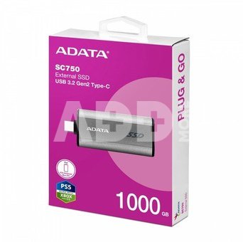 Adata External SSD SC750 1000G USB3.2C 1050/1000 MB/s