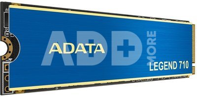 ADATA LEGEND 710 1000 GB, SSD form factor M.2 2280, SSD interface PCIe Gen3x4, Write speed 1800 MB/s, Read speed 2400 MB/s