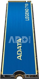 ADATA LEGEND 710 1000 GB, SSD form factor M.2 2280, SSD interface PCIe Gen3x4, Write speed 1800 MB/s, Read speed 2400 MB/s