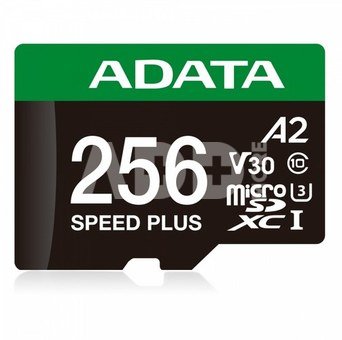 Adata microSD Speed Plus card 256GB UHS1 U3 V30 A2 180/160 MB/s