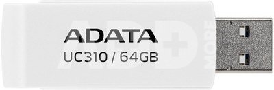 ADATA UC310 64GB USB Flash Drive, White ADATA