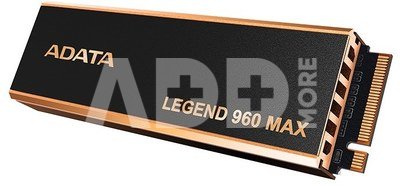Adata SSD drive LEGEND 960 MAX 4TB PCIe 4x4 7.4/6.8 GB/s M2