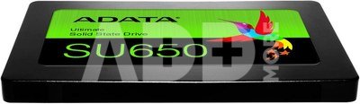 ADATA Ultimate SU650 512 GB, SSD form factor 2.5", SSD interface SATA 6Gb/s, Write speed 450 MB/s, Read speed 520 MB/s